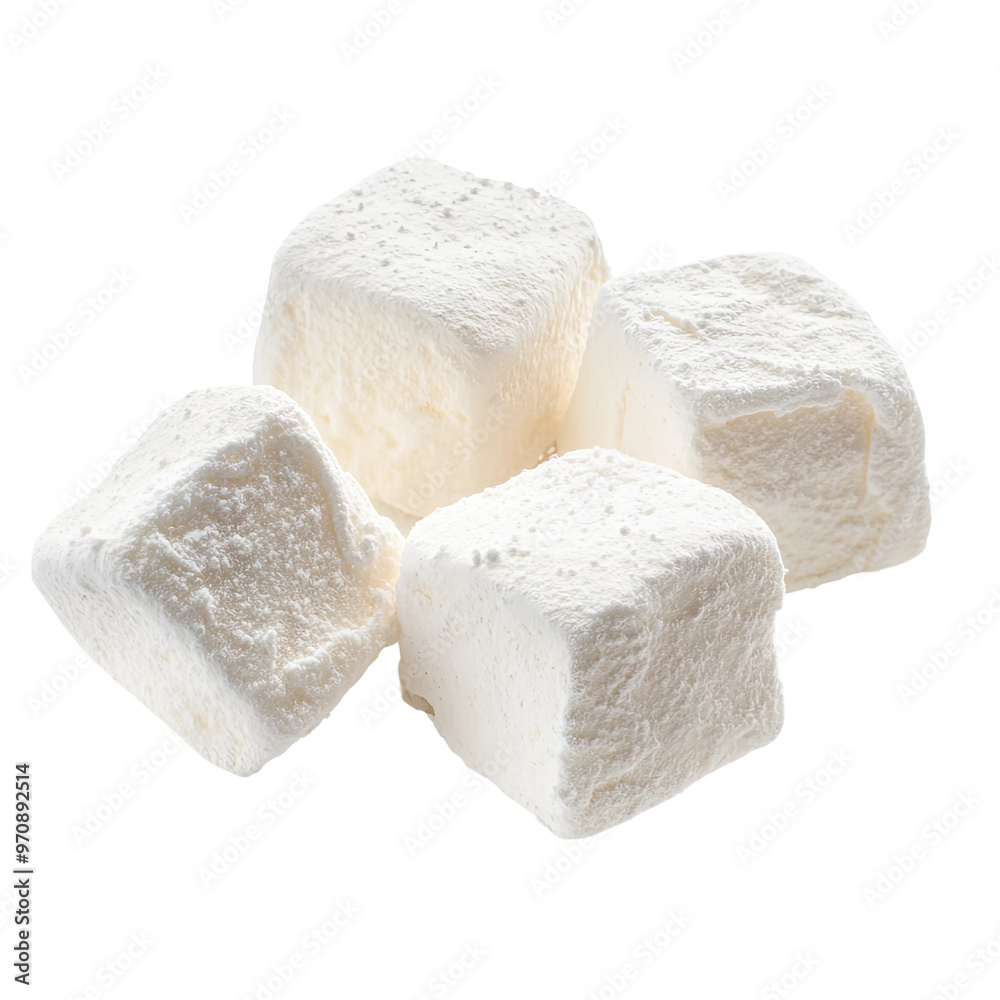 Soft, white marshmallows Soft, white marshmallows