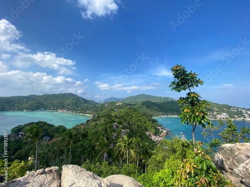 John-Suwan viewpoint, Ko Tao, Thailand Islands 