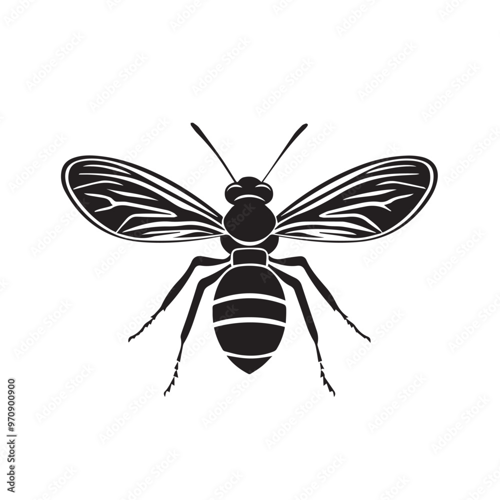 Wasp in cartoon, doodle style . Image for t-shirt, web, mobile apps and ui. Isolated 2d vector illustration in logo, icon, sketch style, Eps 10, black and white. AI Generative Wasp in cartoon, doodle style . Image for t-shirt, web, mobile apps and ui. Isolated 2d vector illustration in logo, icon, sketch style, Eps 10, black and white. AI Generative