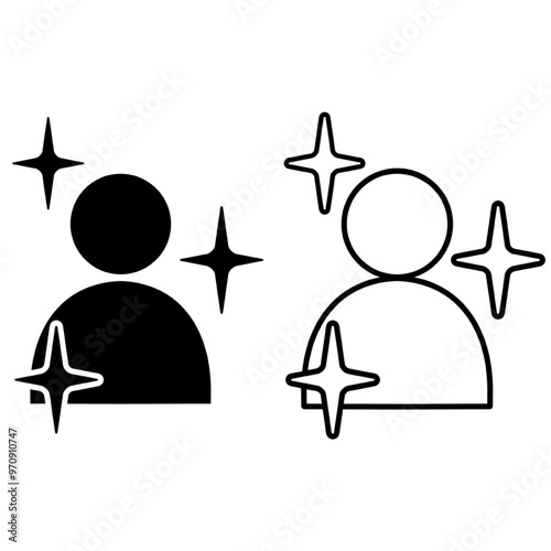 Vector illustration of beautify icon isolated on white background