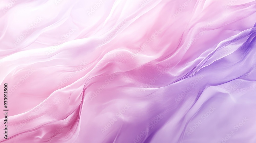 Obraz premium Abstract Pink and Purple Silk Fabric