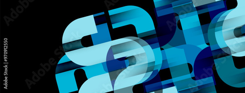 Lines, abstract letter style design background. Geometric vector Illustration For Wallpaper, Banner, Background, Card, Book Illustration, landing page