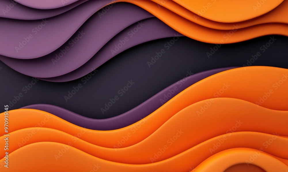 Vibrant abstract waves in warm hues of orange and purple, creating a dynamic and modern background for various design projects. Vibrant abstract waves in warm hues of orange and purple, creating a dynamic and modern background for various design projects.