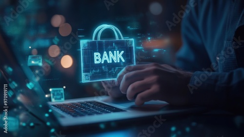 Digital Banking Security Concept