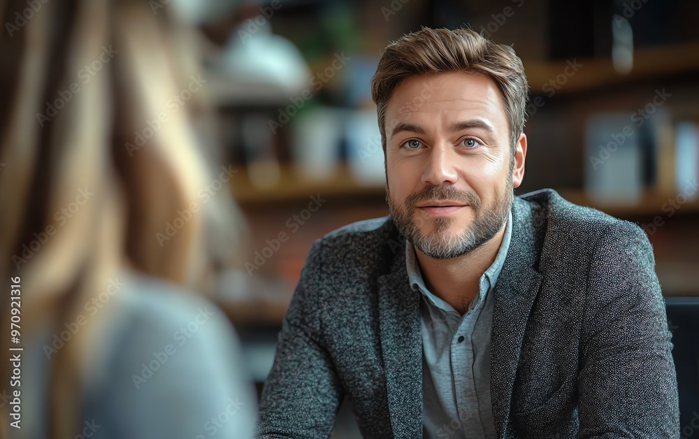 Manager negotiating salary with an employee in a private office, salary negotiation, employment discussion Manager negotiating salary with an employee in a private office, salary negotiation, employment discussion