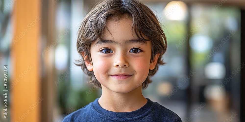 Portrait of an asian child looking at the camera Portrait of an asian child looking at the camera