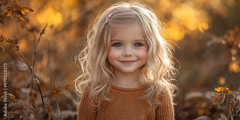 Portrait of a beautiful little girl looking at the camera Portrait of a beautiful little girl looking at the camera