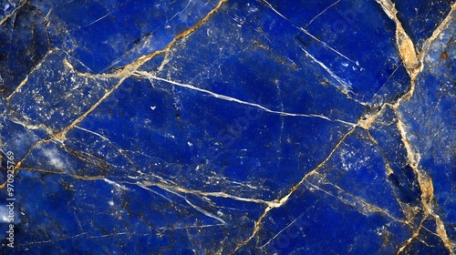 A smooth, polished lapis lazuli background with a subtle texture and a large space for text