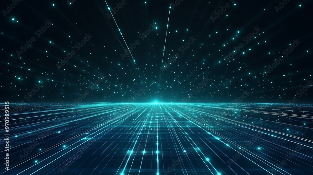 A mesmerizing abstract image depicting a futuristic tunnel of light with glowing lines and stars, perfect for technology concepts. A mesmerizing abstract image depicting a futuristic tunnel of light with glowing lines and stars, perfect for technology concepts.