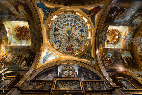 Interior of Coptic Orthodox Church in Sharm El Sheikh photo