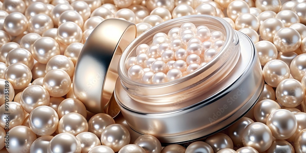 Sparkling gel primer infused with optical brighteners and pearls, amplifying skin's natural light and radiance, creating a futuristic, luminous complexion. Sparkling gel primer infused with optical brighteners and pearls, amplifying skin's natural light and radiance, creating a futuristic, luminous complexion.