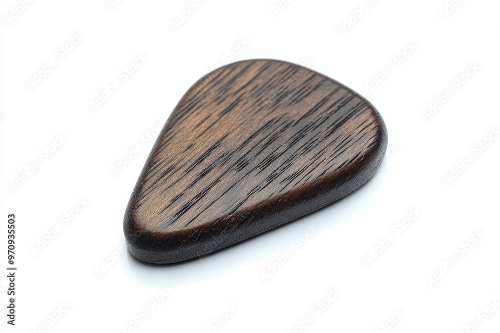 A wooden heart shaped brooch with a brown finish, generative ai image A wooden heart shaped brooch with a brown finish, generative ai image