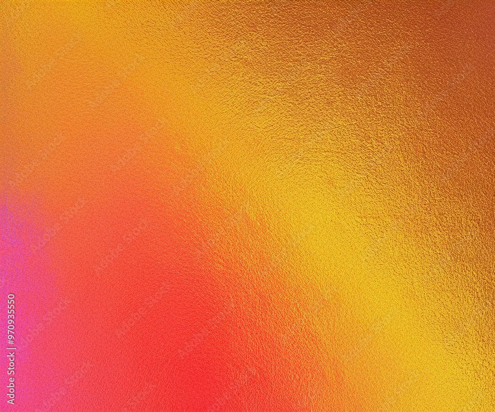 Bright gradient background with foil effect. Red yellow color texture. Neon ombre. Metal background. Abstract colored backdrop design for summer prints. Bright gradient background with foil effect. Red yellow color texture. Neon ombre. Metal background. Abstract colored backdrop design for summer prints.