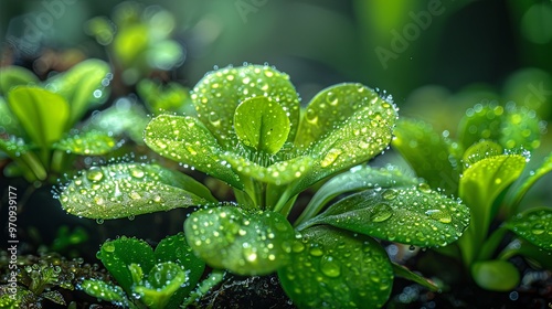 Carnivorous Grace - Macro View of Pinguicula Butterwort photo