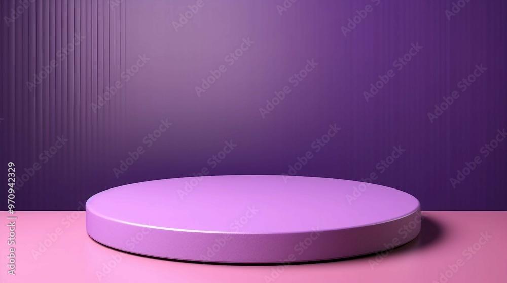 A Vibrant Purple Platform Designed For An Elegant Product Showcase Or Presentation On An Empty Circular Podium Stage
A Vibrant Purple Platform Designed For An Elegant Product Showcase Or Presentation On An Empty Circular Podium Stage