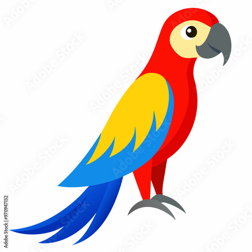 blue and yellow macaw