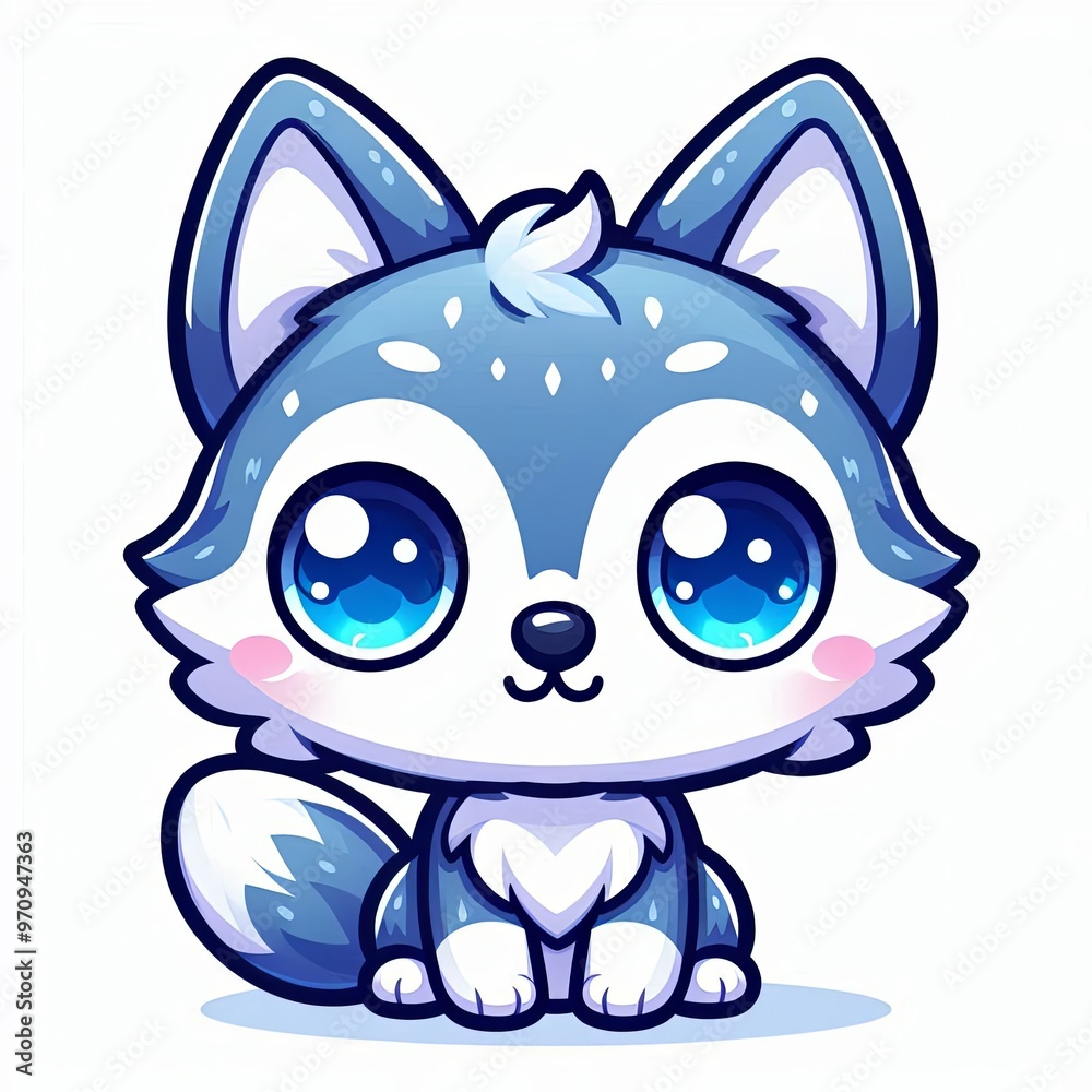 Bright-Eyed Wolf Pup Bliss Bright-Eyed Wolf Pup Bliss
