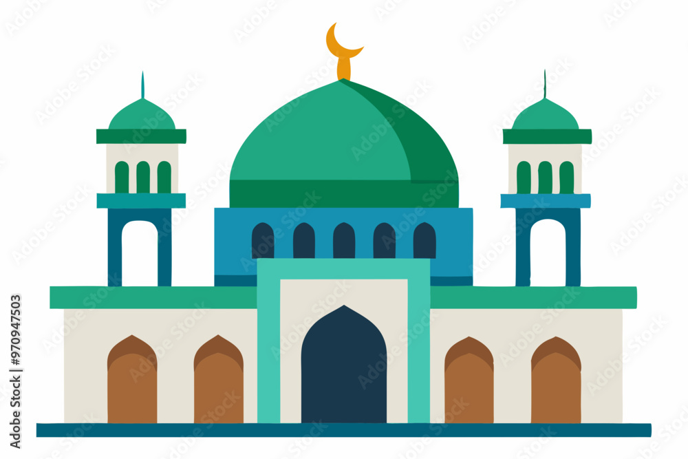 vector illustration of mosque vector illustration of mosque