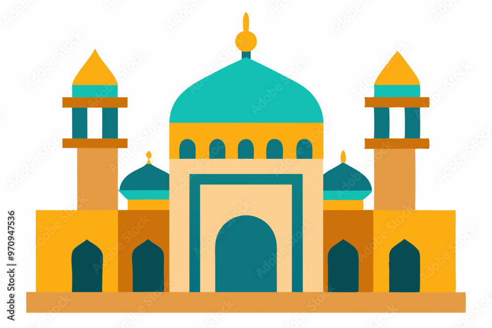 vector illustration of mosque