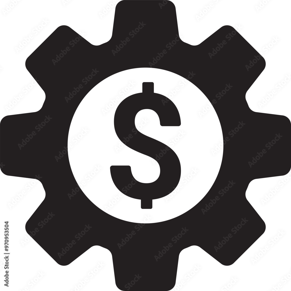 Settings icon. Illustration vector graphic of gear isolated sign icon. Settings icon. Illustration vector graphic of gear isolated sign icon.