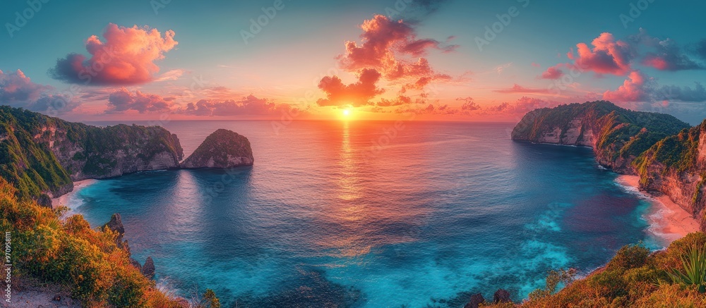 Sunset Over Nusa Dua, Bali Sunset Over Nusa Dua, Bali