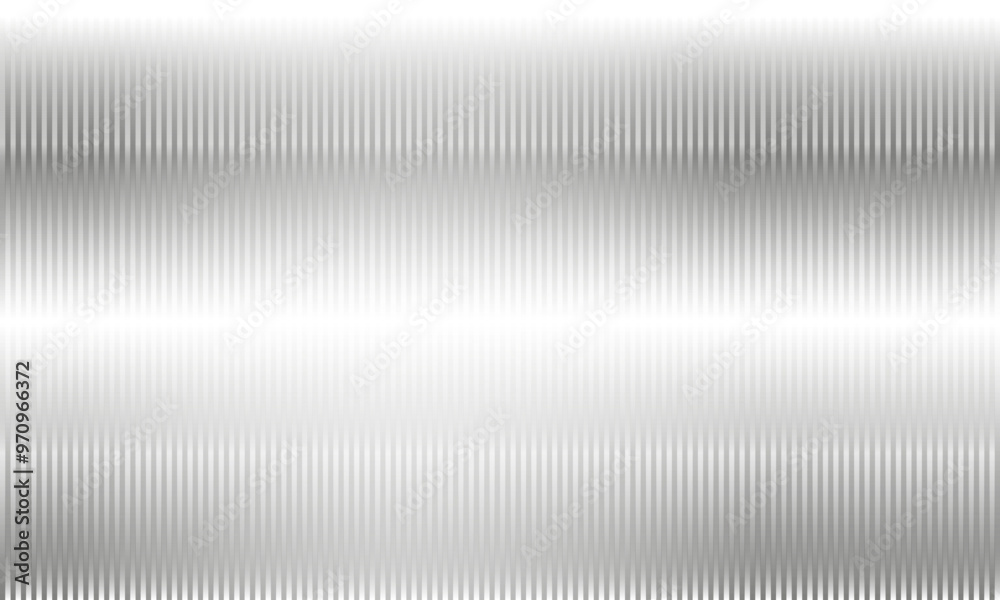 Fototapeta premium Abstract gradient background with trendy ribbed glass effect. Acrylic reeded fluted panel, clear plastic texture. Vector illustration