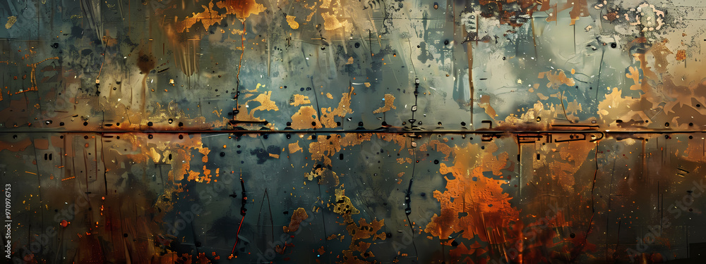 A vibrant abstract artwork featuring swirling hues of blue, orange, and brown, resembling textured rust and organic patterns. A vibrant abstract artwork featuring swirling hues of blue, orange, and brown, resembling textured rust and organic patterns.