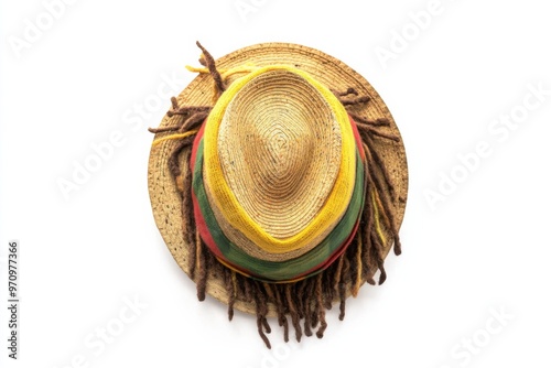 Rastafarian Dreadlock Tam Hat photo