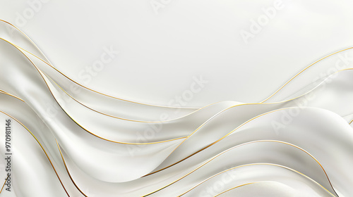 white background with light gold lines on the left side, creating an elegant and sophisticated atmosphere, create beautiful wallpaper for your phone, social media profile pictures, covers, etc.