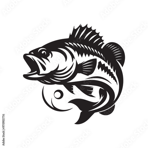 Creative Set Of A Fish Vector Design.