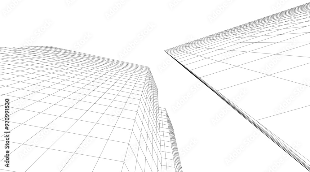 architecture building vector 3d rendering architecture building vector 3d rendering
