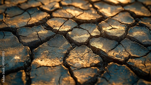 Severe soil degradation affecting biodiversity and agriculture.