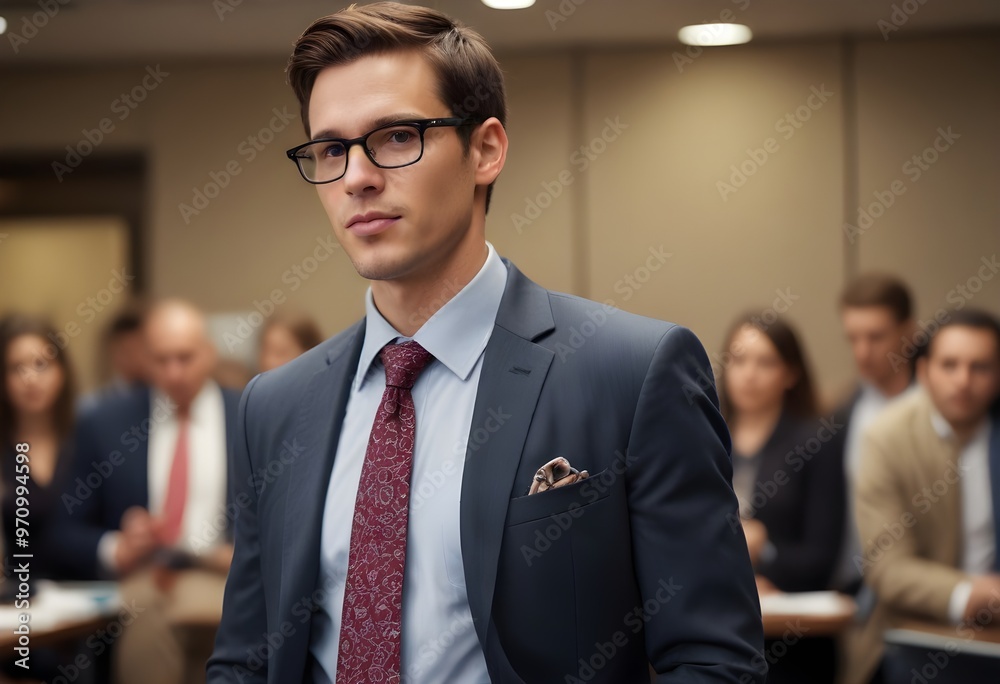 portrait of a smart and young businessman portrait of a smart and young businessman