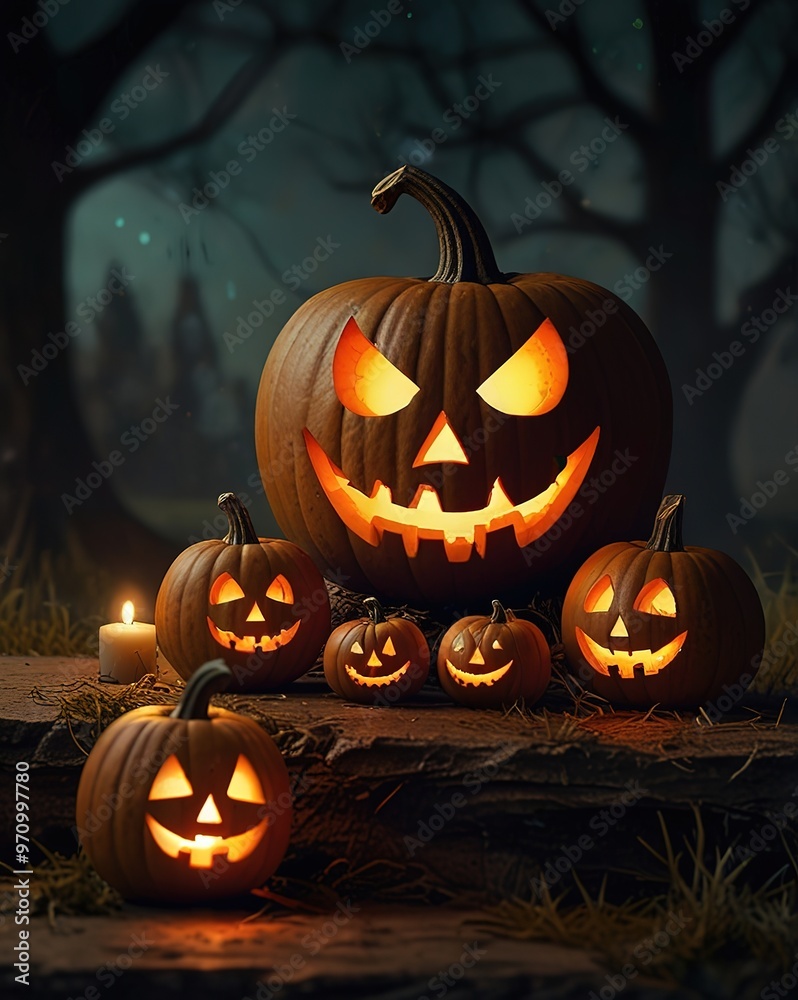 halloween background with pumpkin halloween background with pumpkin