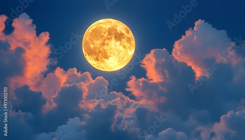 moon and clouds