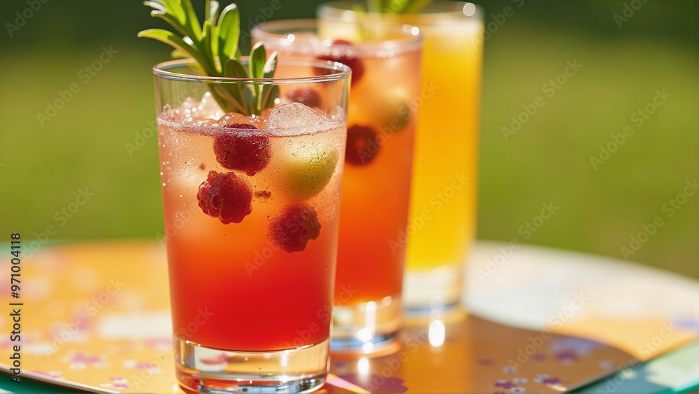 Fototapeta premium fruit cocktail