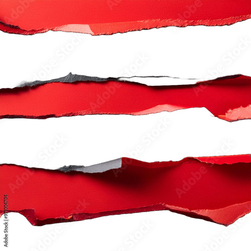 Wallpaper Mural paper torn on transparent background Torontodigital.ca