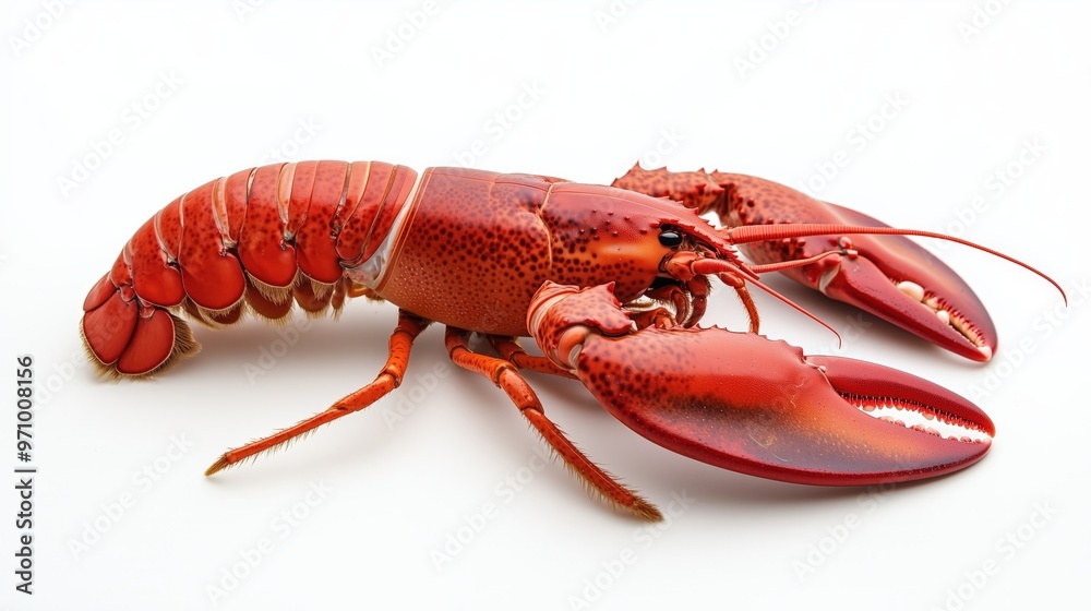 High-resolution red lobster image for stock photography and design High-resolution red lobster image for stock photography and design
