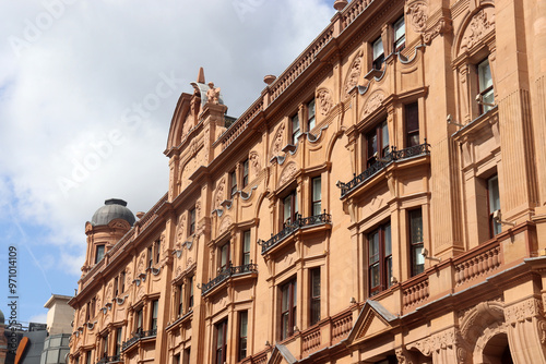 Obraz na płótnie Altbaufassaden im Zentrum von London w salonie