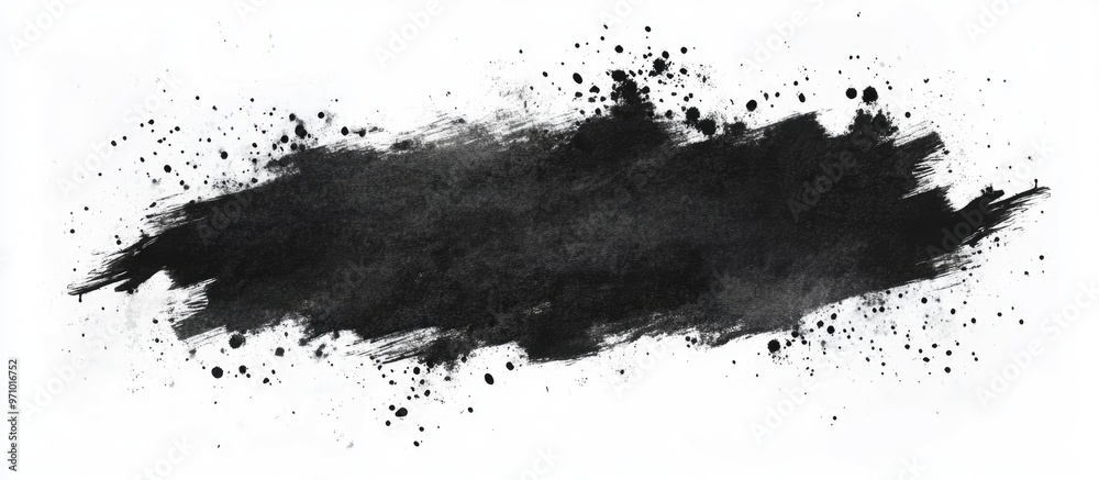 Black Paint And Ink Splash On White Background Textured Grunge Watercolor Brush Stroke Banner Blot Feature Image Wallpaper Poster With Blank Space Black Paint And Ink Splash On White Background Textured Grunge Watercolor Brush Stroke Banner Blot Feature Image Wallpaper Poster With Blank Space
