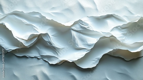 this Surface of wet, crumpled glued paper, creating an interesting texture for design purposes.