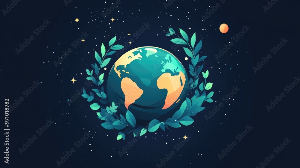 Obraz premium Ecological Planet Earth Protection And Care Concept Caring For Ecology And Nature Ai Generated Image