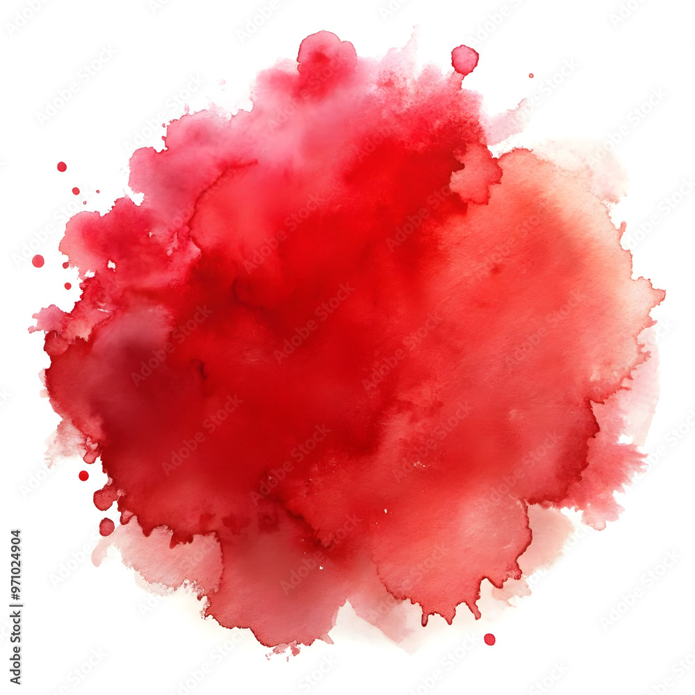 red watercolor blot red watercolor blot