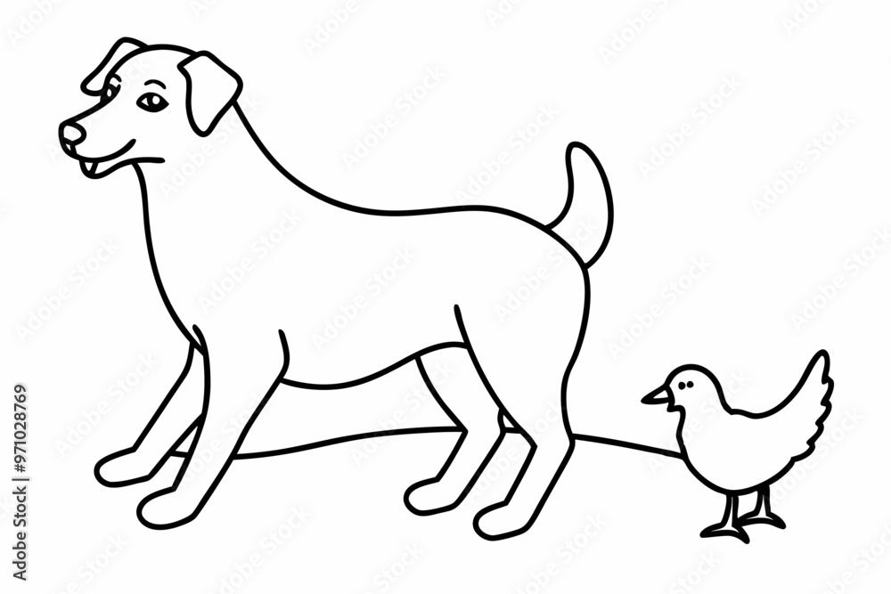 illustration of a dog illustration of a dog
