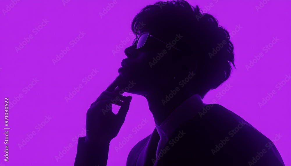 silhouette of a person