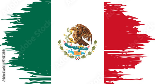 Brush On MEXICO Flag