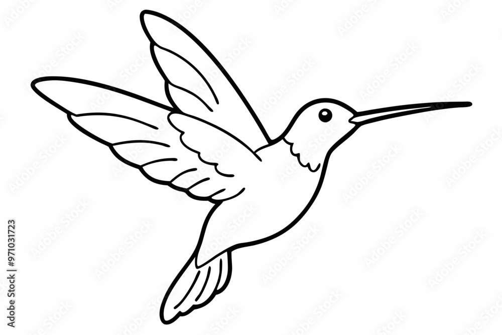 Fototapeta premium illustration of a bird