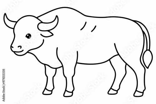 illustration of a cartoon rhino