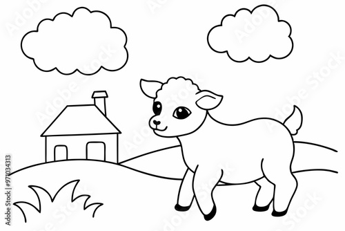 sheep and dog