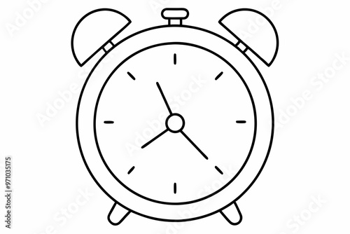 alarm clock vector illustration